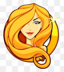 Mermaids Head - Le Signe Zodiaque Vierge Emoji,Face Cartoon Blonde Female Emojis