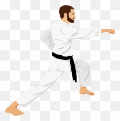 Karate Fighter Clipart Free Download Transparent Png Emoji,Karate Kick Girl Emoticon