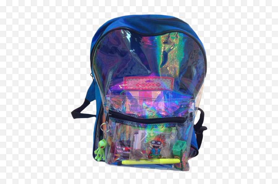 Bag Bags Backpack Plastic Transparent - Hiking Equipment Emoji,Emoji Backpack In Stores