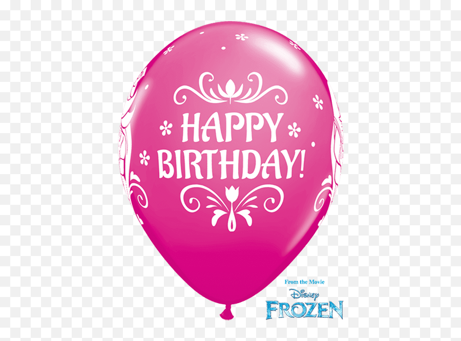 25 X 11 Disney Frozen Happy Birthday Assorted Qualatex Emoji,Emoji Christmas Disney Frozen