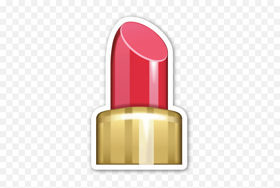Lipstick - Emoji Lipstick Sticker,Painting Nails Emoji