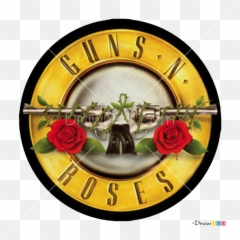 How To Draw Guns N Roses Bands Logos Emoji,Gun Emoji Cute Symbols