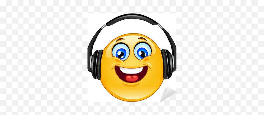 Headphone Emoticon Sticker Pixers - Thumbs Up Smiley Emoji,Emoji Backpack With Headphones