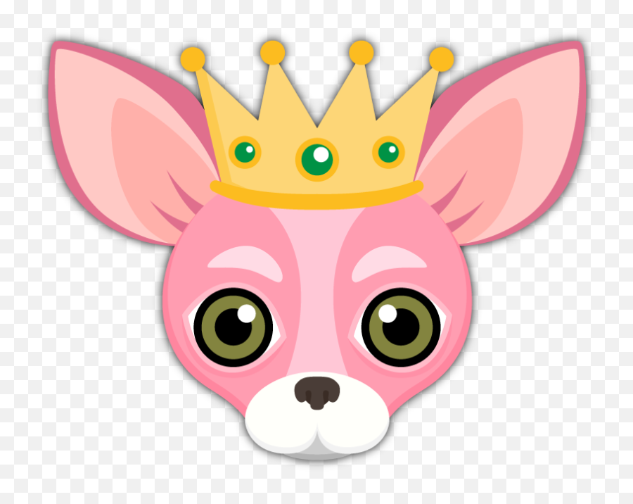 Pink Valentines Chihuahua Emoji - Chihuahua,Emoji Cardboard Cutouts
