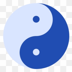 Blue Yin Yang Symbol - Dome Of Saint Saint Petersburg Emoji,Yin And Yang Emoji