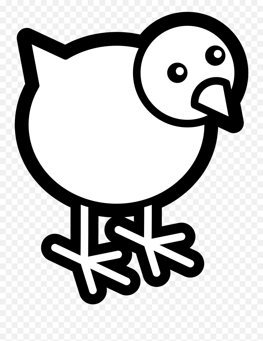 Peace Peace Dove Twitter Bird 38 Black - Dibujo De Un Pollito Fácil Emoji,Twitter Bird Emoji