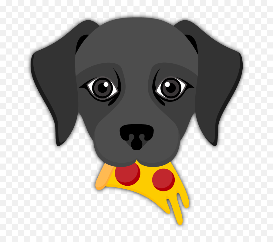 Black Labrador Emoji - Transparent Background Dog Emoji,Dilly Dilly Emoji