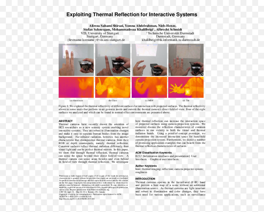 Exploiting Thermal Reflection For - Language Emoji,Thermal Imaging Emotions