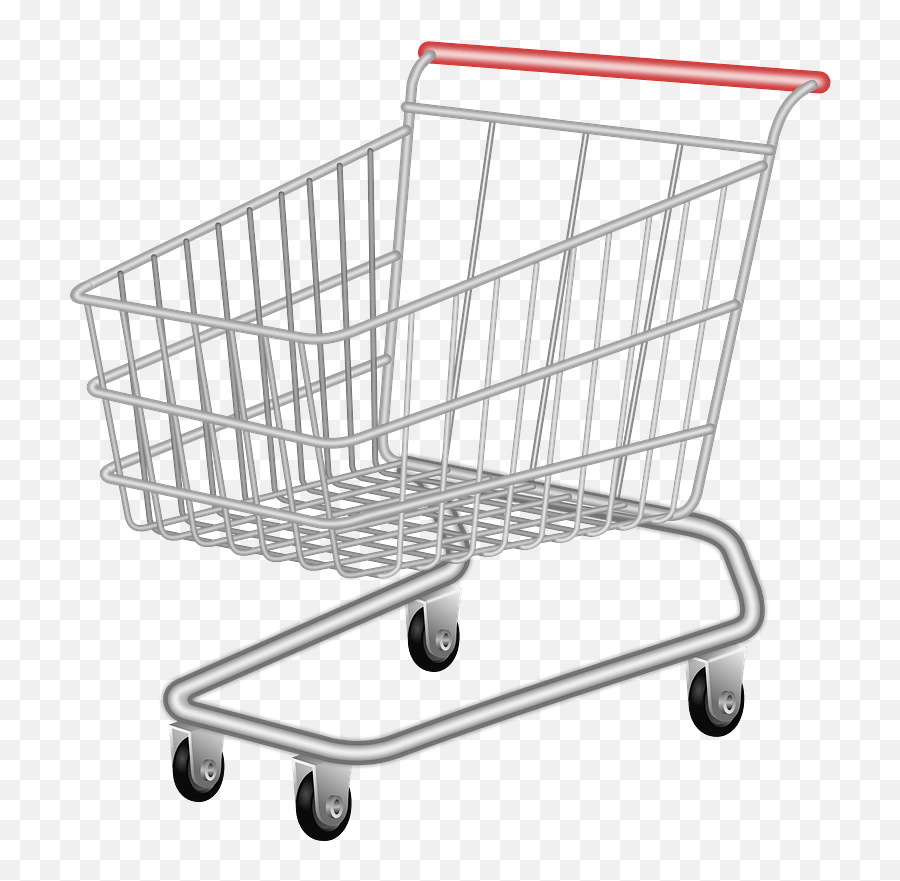 Empty Shopping Cart Clipart - Shopping Cart Clipart Emoji,Trolley Emoji
