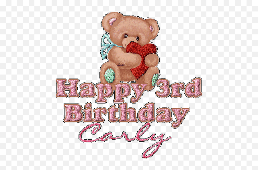 Top Pink Teddy Bear Stickers For Android U0026 Ios Gfycat - Happy 2nd Birthday Emoji,Teddy Bear Emoji