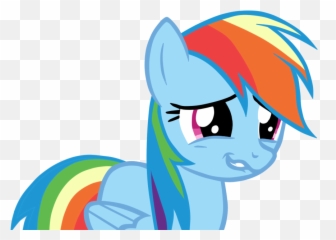 Rainbow Dash Fan Club - Rainbow Dash Emoji,Gritted Teeth Emoji