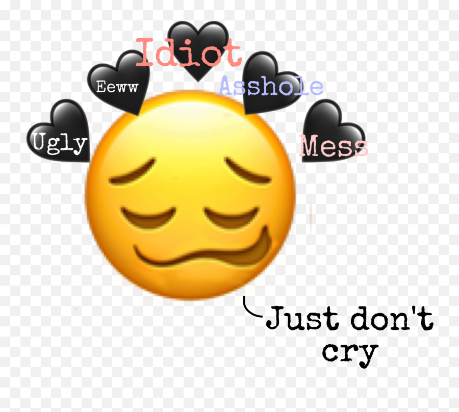 Ipemoji Sad Sademoji Sticker - Happy,Idiot Emoji