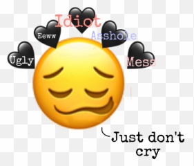Ipemoji Sad Sademoji Sticker - Happy,Idiot Emoji