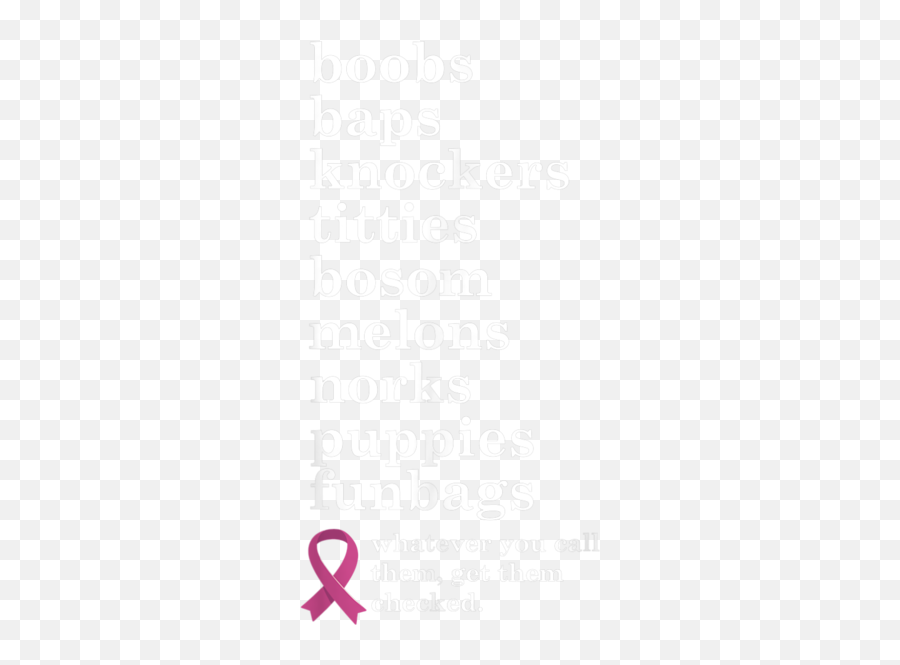 Breast Cancer Awareness Funny Boob Names Support Nurse Gift - Dot Emoji,Matthew Gray Gubler Emoticon Face