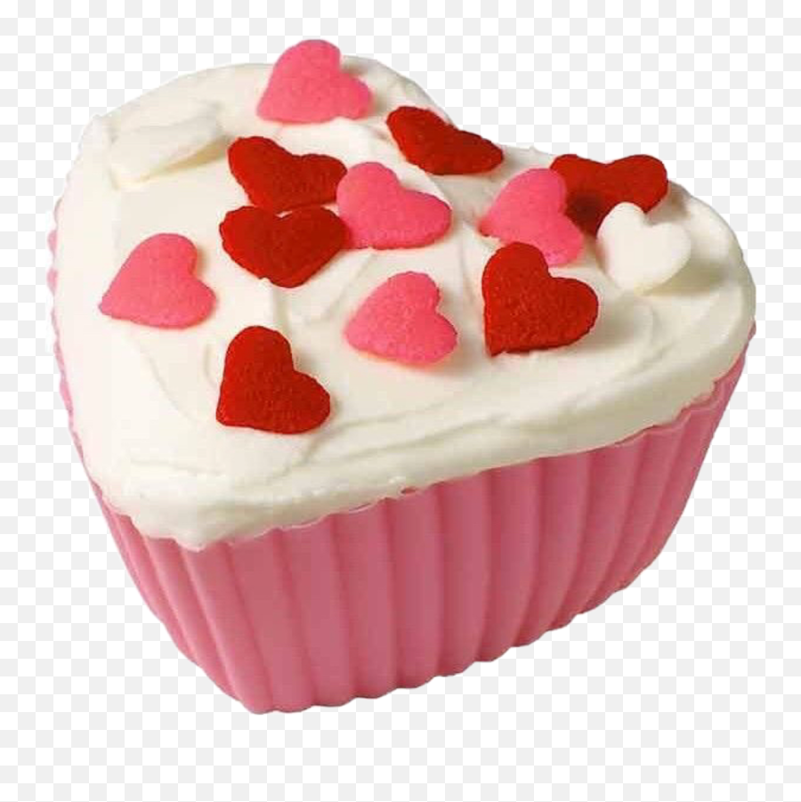 Heart Hearts Dessert Sticker By Gracemorais3304 - Valentines Day Heart Shaped Cupcakes Emoji,Emoji Desserts