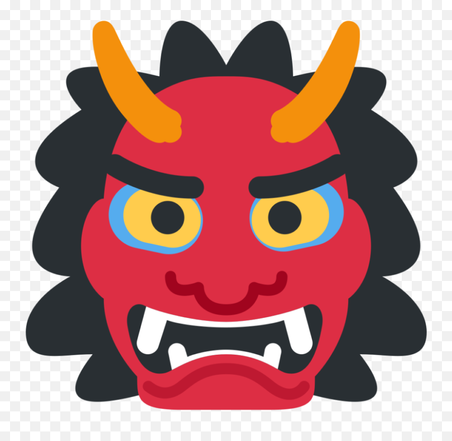 Japanese Ogre Emoji - Download For Free U2013 Iconduck Japanese Ogre Emoji,Japanese Symbol For Happiness Emoji