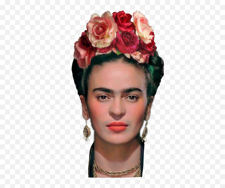 Frida Fridakahlo Face Portrait Sticker - Gif Wallpaper Frida Kahlo Emoji,Frida Khalo Emoji