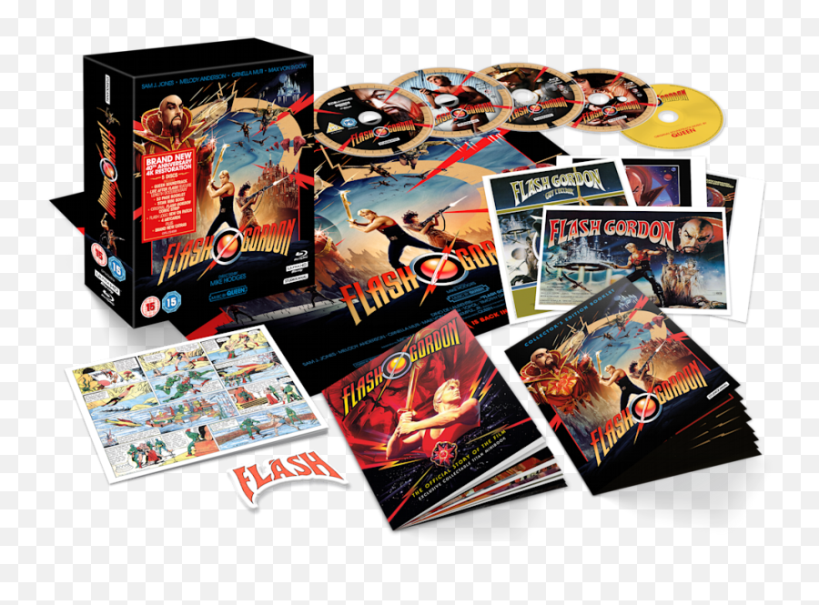 Flash Gordon Is Getting A 4k Remaster - Flash Gordon 40th Anniversary Blu Ray Emoji,Dramtic Emotion Di Film Feature