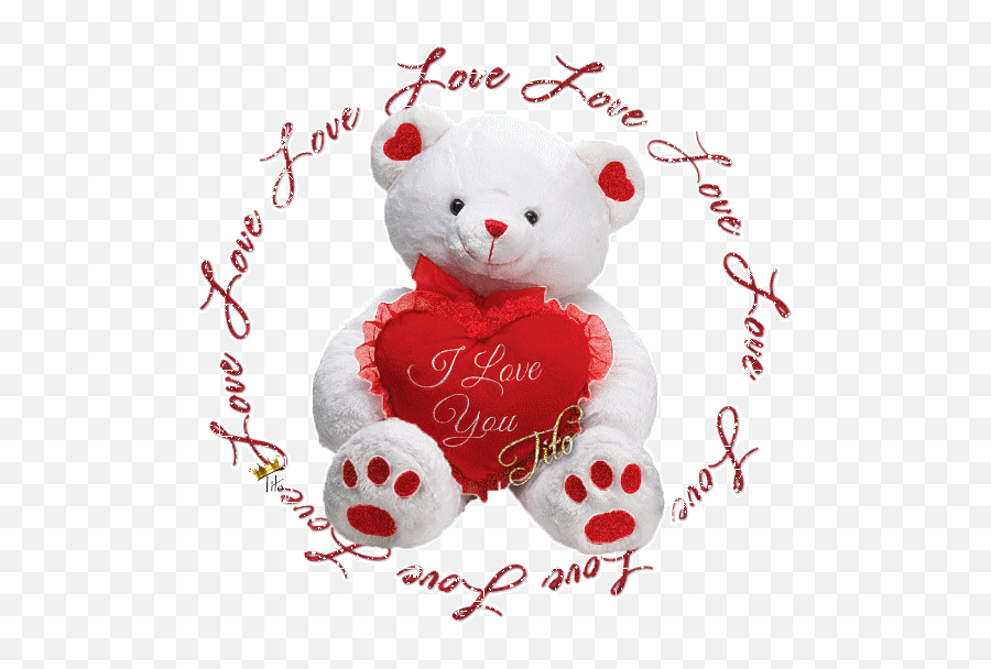 900 Bear - 2021 Red Rose Friendship Flower Emoji,