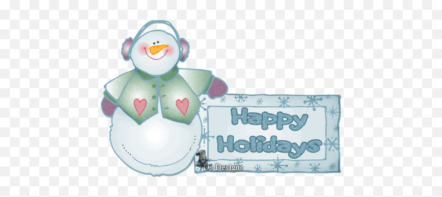 Email Signature Happy Holidays Clipart - Clip Art Library Happy Holidays Gif Snowman Emoji,Bouncing Snowman Emoticon