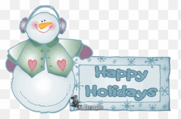 Email Signature Happy Holidays Clipart - Clip Art Library Happy Holidays Gif Snowman Emoji,Bouncing Snowman Emoticon