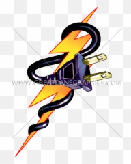 Plug Clipart Transparent Plug - Lightning Bolt With Plug Emoji,Plug Emoji