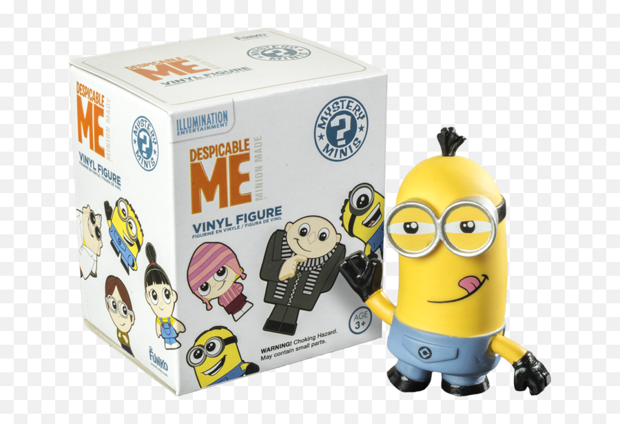Funko Despicable Me Mystery Minis Minions Mystery Pack - Shipping Box Emoji,The Emoji Movie Collectible Figures