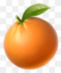 Orange Emoji Fruit Sticker - Apple Tangerine Emoji,Grapefruit Emoji