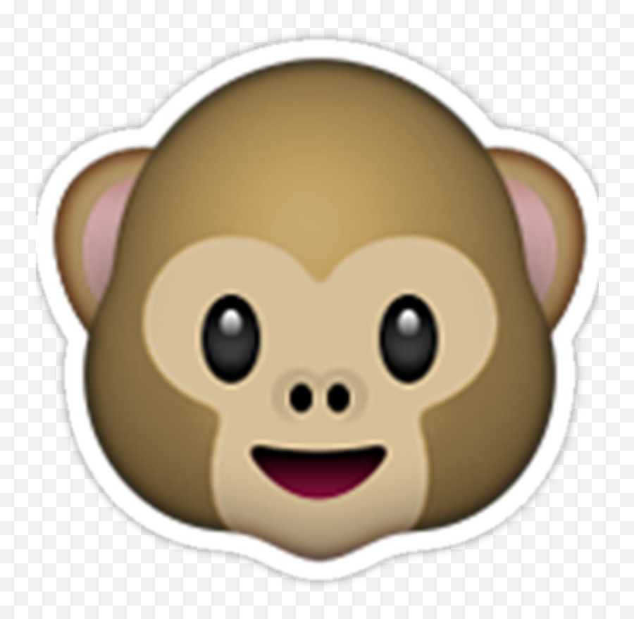 Emoji Monkey Face Transparent Png - Monkey Face Emoji,Meme Monkey Emoticon