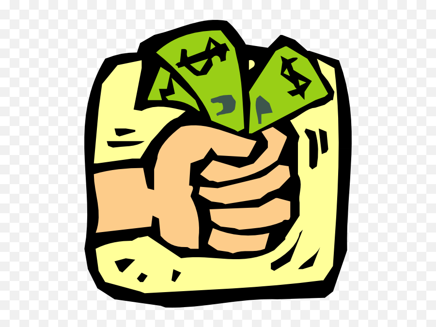 Fist Full Of Money Clip Art 106197 Free Svg Download 4 Emoji,Emoticon Art Fisgt