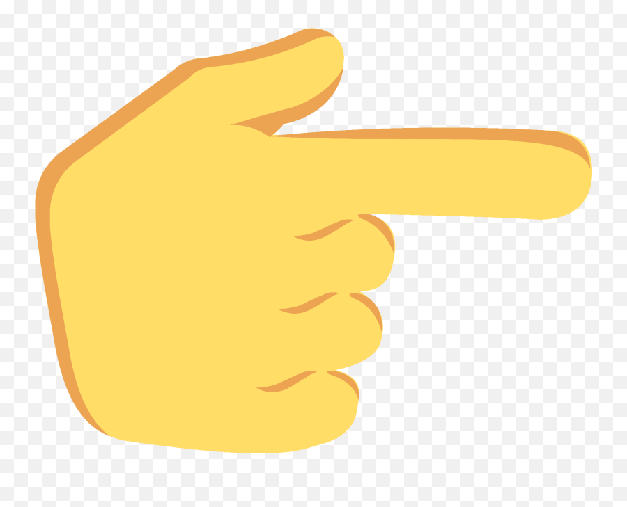 White Right Pointing Backhand Index Emoji - Download For Index Pointing Right Icon Png,Thumbs Up Fb Emoticon