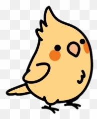 The Most Edited Birb Picsart - Cockatiel Sticker Emoji,Discord Birb Emojis