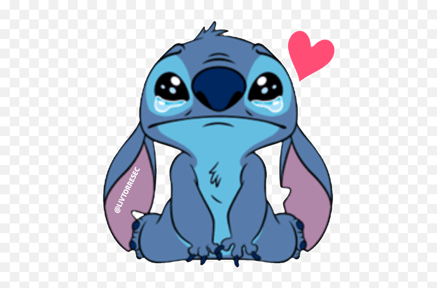 Sticker Maker - Sad Stitch Emoji,Disney Emojis Stitch