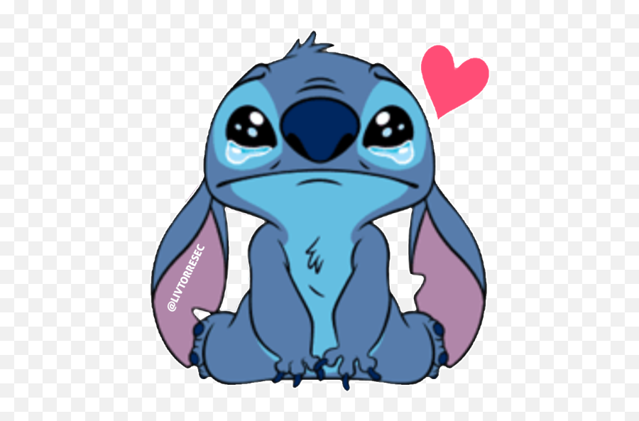 Sticker Maker - Sad Stitch Emoji,Disney Emojis Stitch - Free Emoji PNG ...