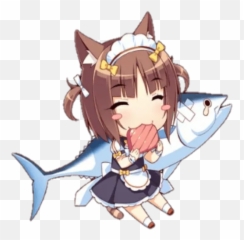 Stickers Set For Telegram - Fictional Character Emoji,Nekopara Emojis