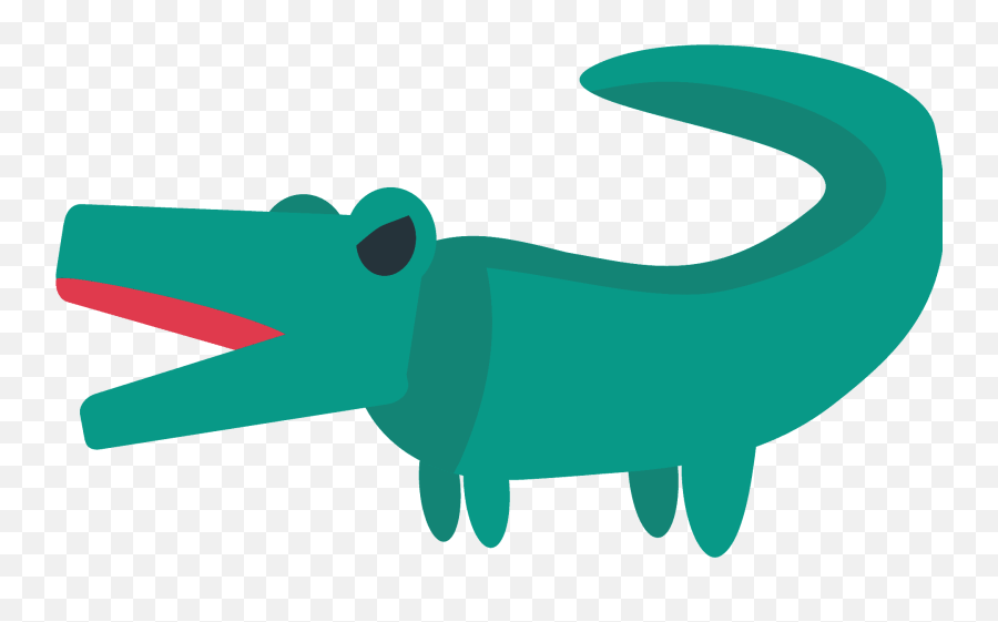 Crocodile Emoji Clipart - Animal Figure,Gator Emoji Free