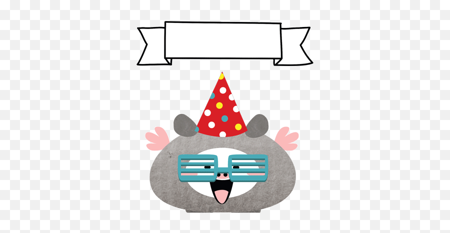 Pimochi The Flying Pig Stickers - Party Hat Emoji,Flying Pig Emoji