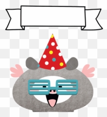 Pimochi The Flying Pig Stickers - Party Hat Emoji,Flying Pig Emoji