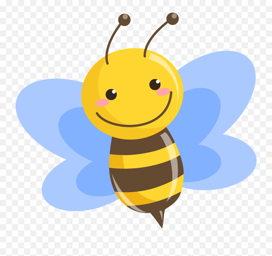 Bee Clipart - Happy Emoji,Bumblebee Emoji