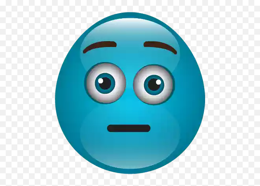 Blue Emoji Png Picture Png Mart - Happy,Blue Circle Emoji