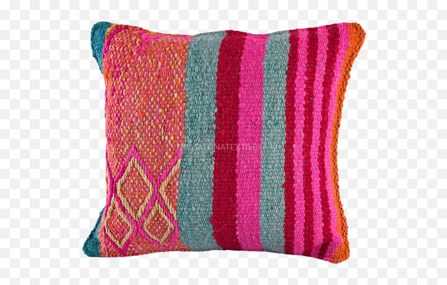 Colorful Rustic Boho Peruvian Pillow - Peruvian Throw Pillows Emoji,Argos Emoji Cushion