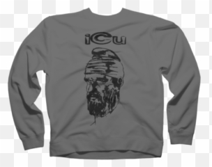 Best Celebrity Crewnecks Design By Humans Emoji,Black Emoticon With Grey Beard