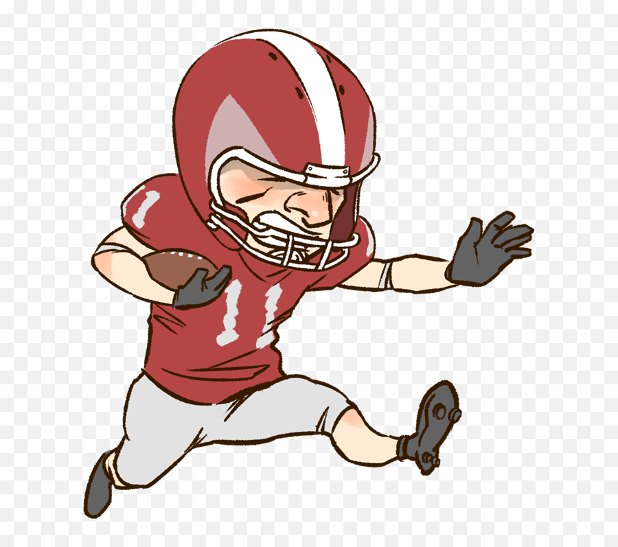 Football Player Clip Art At Vector Clip Art Image - Clipartix Transparent Football Player Cartoon Emoji,Nfl Player Emojis