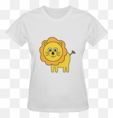 Cartoon Lion Sunny Womenu0027s T - Shirt Model T05 Id D49524 Emoji,Lions Emoticon