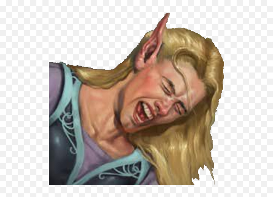 Download 63047948 - U003e Du0026d Laughing Elf Png Image With No Dnd Laughing Elf Emoji,Elf Emoji