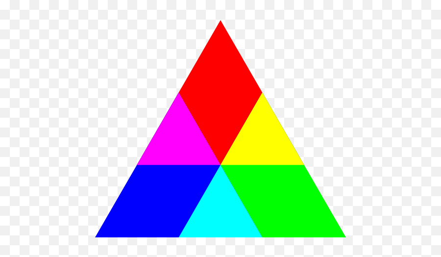 Triangle Rgb Mix Clipart I2clipart - Royalty Free Public Emoji,Nonagon Emoticon