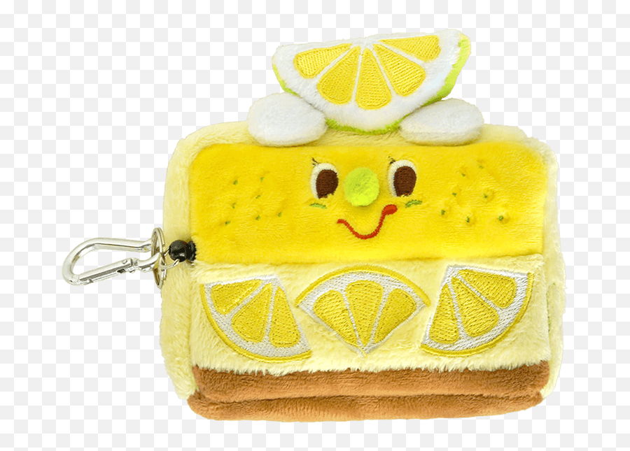 Pass Card Case Lemon Shortcake With Zipper Emoji,Air Out Nose Emoji