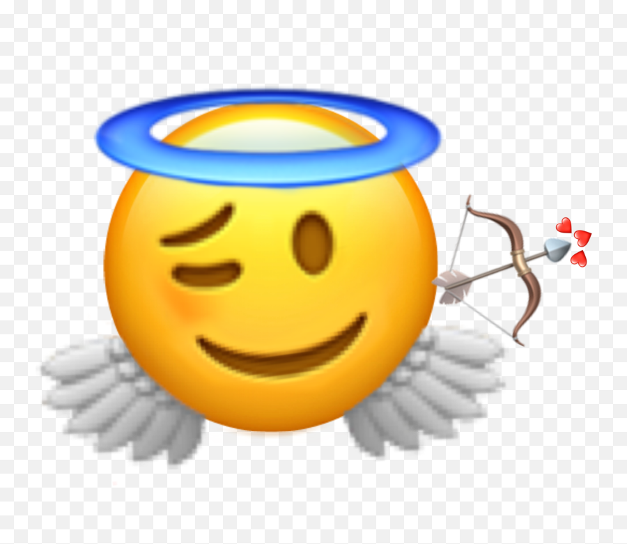 Emoji Emojiiphone Cupid Cupido Sticker By Giorgia8002,Heaven Emoji