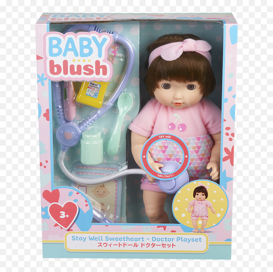 Baby Blush Stay Well Sweetheart - Doctor Doll Playset Fashion Doll Emoji,Emoji Pillows Toys R Us