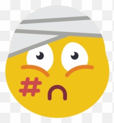 Injured - Happy Emoji,Injured Emoticon